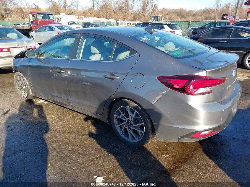 2020 HYUNDAI ELANTRA LIMITED - 5NPD84LF9LH516592
