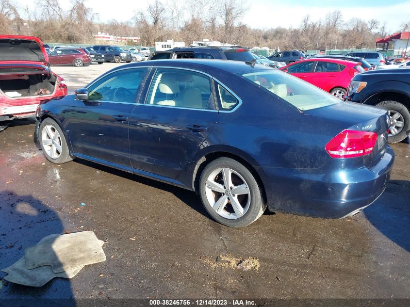 2014 VOLKSWAGEN PASSAT SE - 1VWBT7A37EC085813