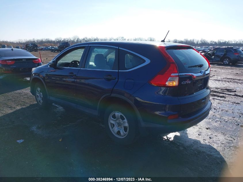 2015 HONDA CR-V LX - 3CZRM3H36FG715827