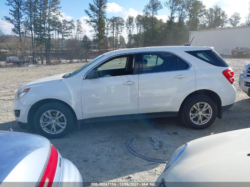 2017 CHEVROLET EQUINOX LS - 2GNFLEEK0H6144862