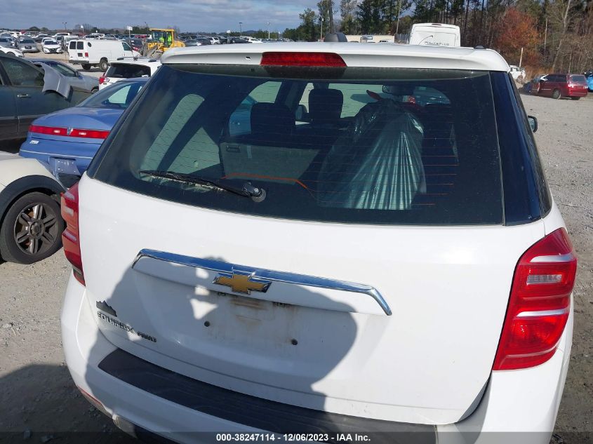 2017 CHEVROLET EQUINOX LS - 2GNFLEEK0H6144862