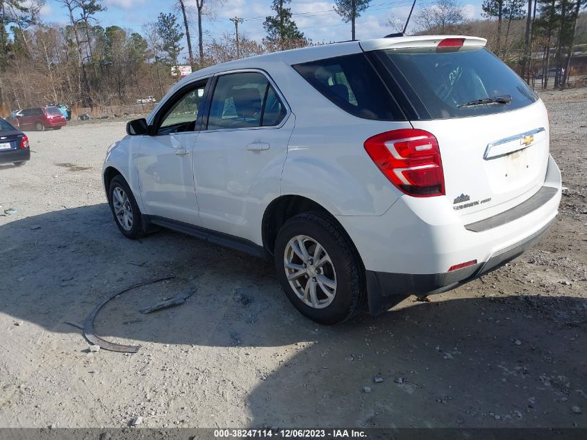 2017 CHEVROLET EQUINOX LS - 2GNFLEEK0H6144862