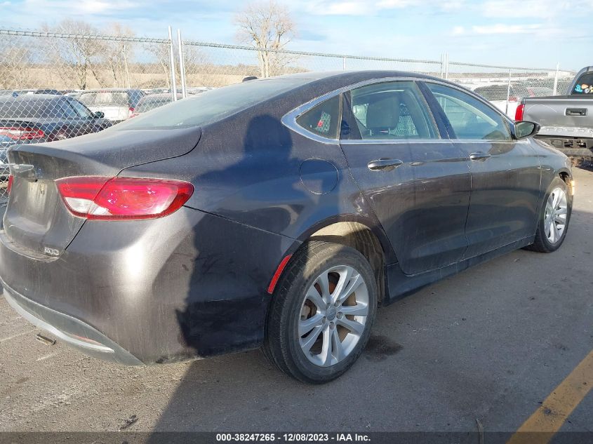 2015 CHRYSLER 200 LIMITED - 1C3CCCAB1FN743496