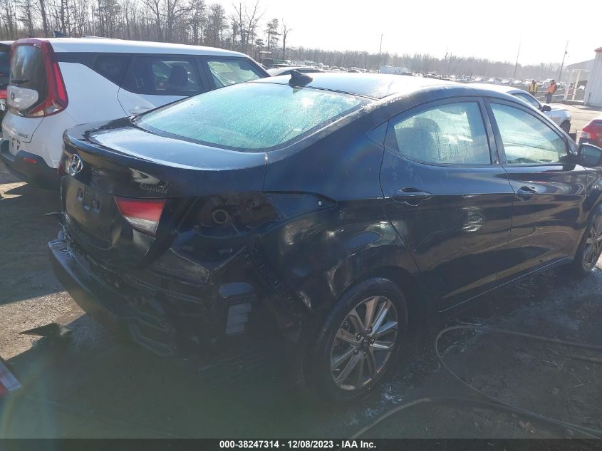 2016 HYUNDAI ELANTRA SE - KMHDH4AE4GU628413