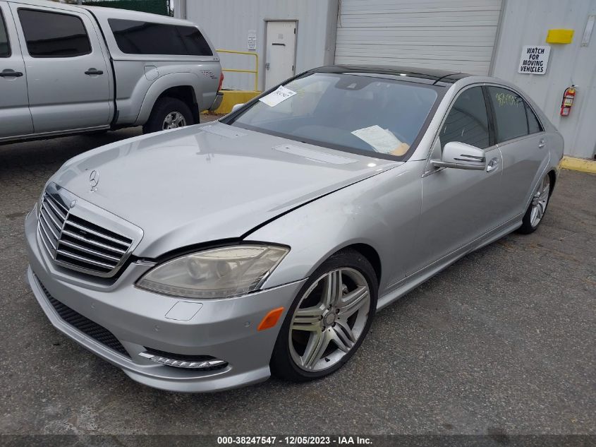 2013 MERCEDES-BENZ S-CLASS S 550 WDDNG9EB8DA521554