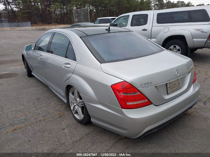 2013 MERCEDES-BENZ S-CLASS S 550 WDDNG9EB8DA521554