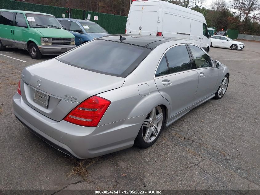 2013 MERCEDES-BENZ S-CLASS S 550 WDDNG9EB8DA521554
