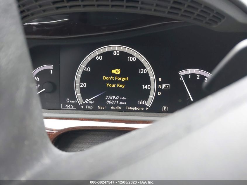 2013 MERCEDES-BENZ S-CLASS S 550 WDDNG9EB8DA521554