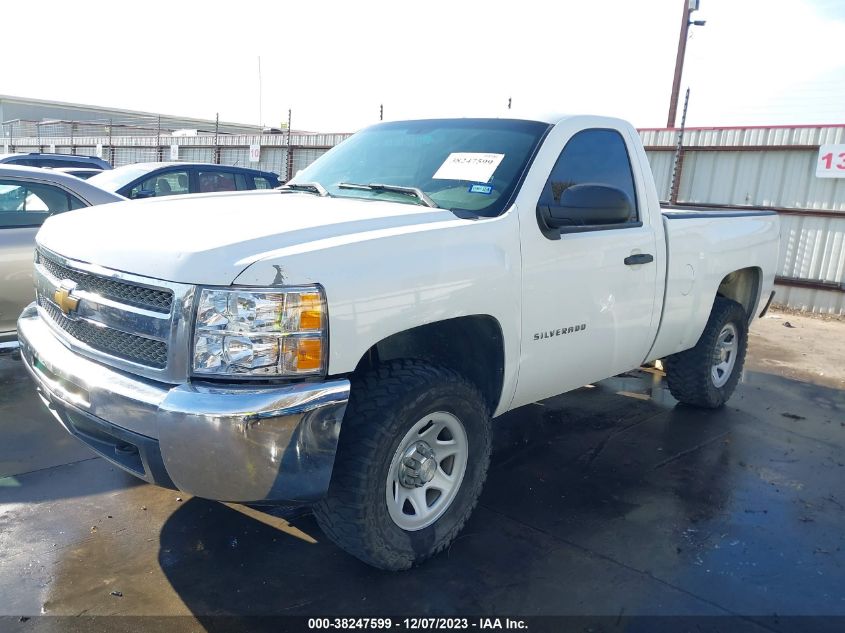 2013 CHEVROLET SILVERADO 1500 WORK TRUCK - 1GCNCPEX2DZ389415