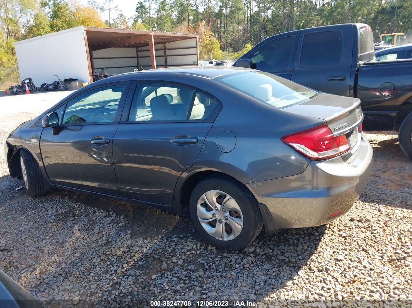 2013 HONDA CIVIC LX - 2HGFB2F56DH581588