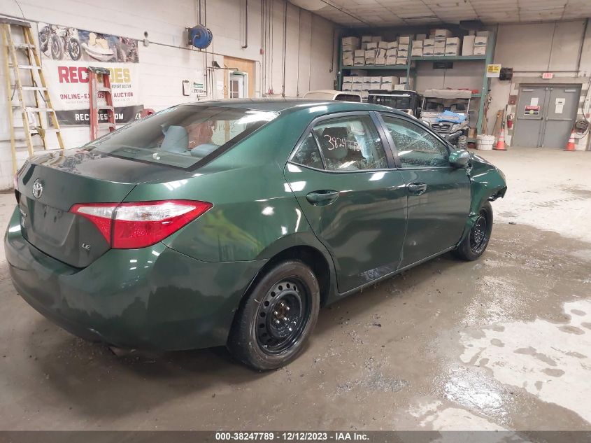 2016 TOYOTA COROLLA L/LE/LE PLS/PRM/S/S PLS - 2T1BURHE9GC636479