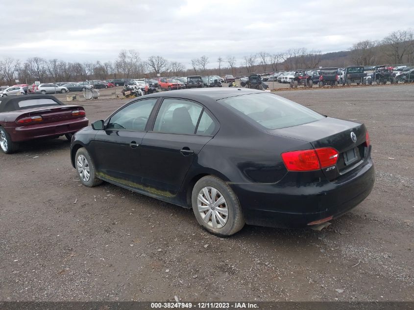2014 VOLKSWAGEN JETTA 2.0L S 3VW1K7AJ7EM352993