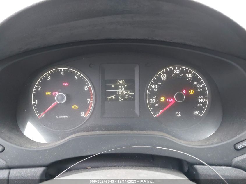 2014 VOLKSWAGEN JETTA 2.0L S 3VW1K7AJ7EM352993