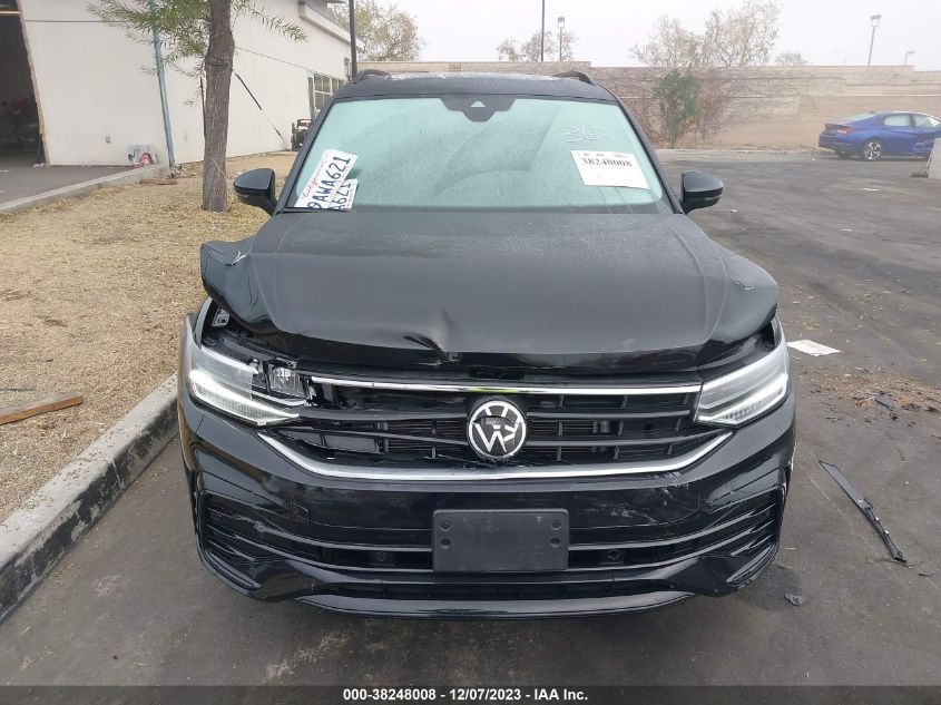 2022 VOLKSWAGEN TIGUAN SE R-LINE BLACK - 3VVCB7AX4NM080582