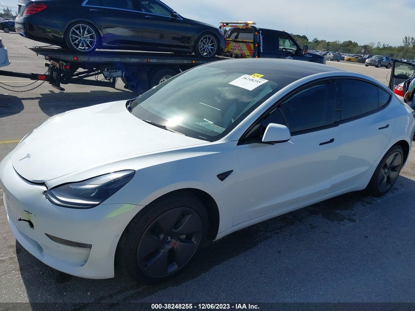VIN 5YJ3E1EB2NF103394 2022 TESLA MODEL 3