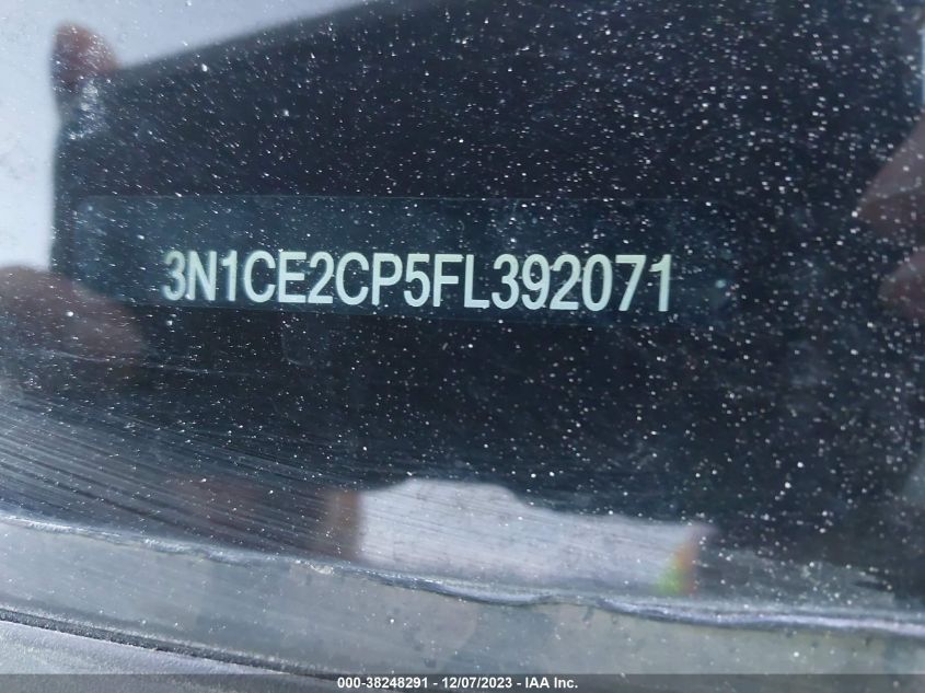 2015 NISSAN VERSA NOTE S (SR)/S PLUS/SL/SR/SV - 3N1CE2CP5FL392071
