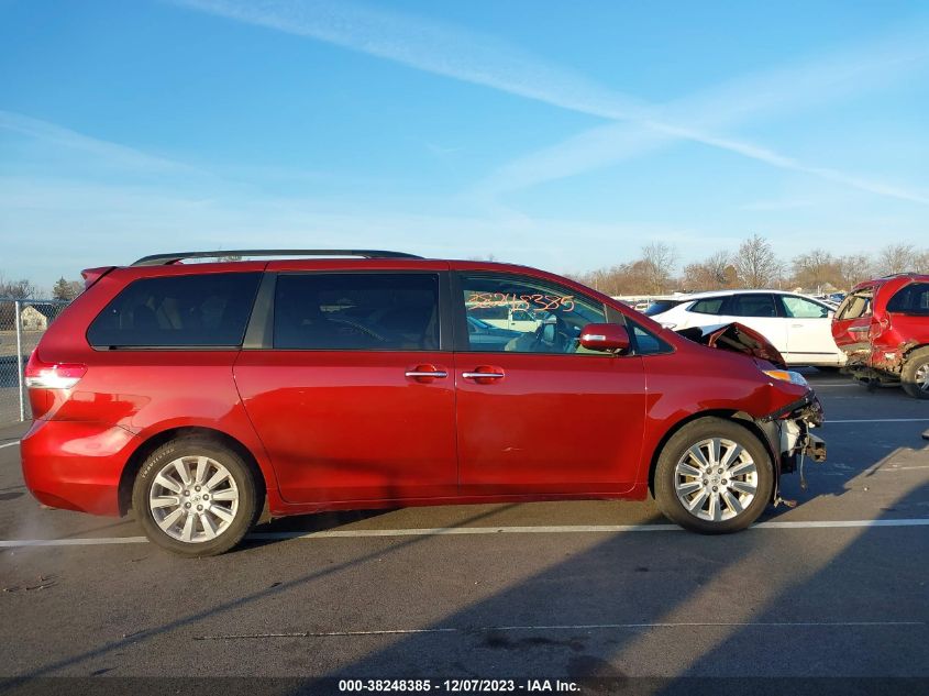 2013 TOYOTA SIENNA XLE/LIMITED - 5TDYK3DC1DS376969