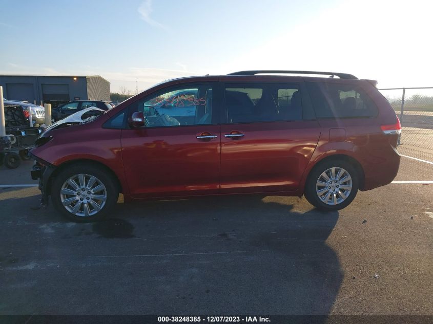 2013 TOYOTA SIENNA XLE/LIMITED - 5TDYK3DC1DS376969