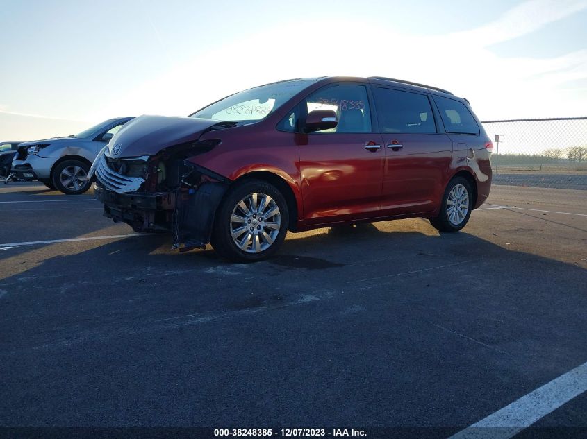 2013 TOYOTA SIENNA XLE/LIMITED - 5TDYK3DC1DS376969