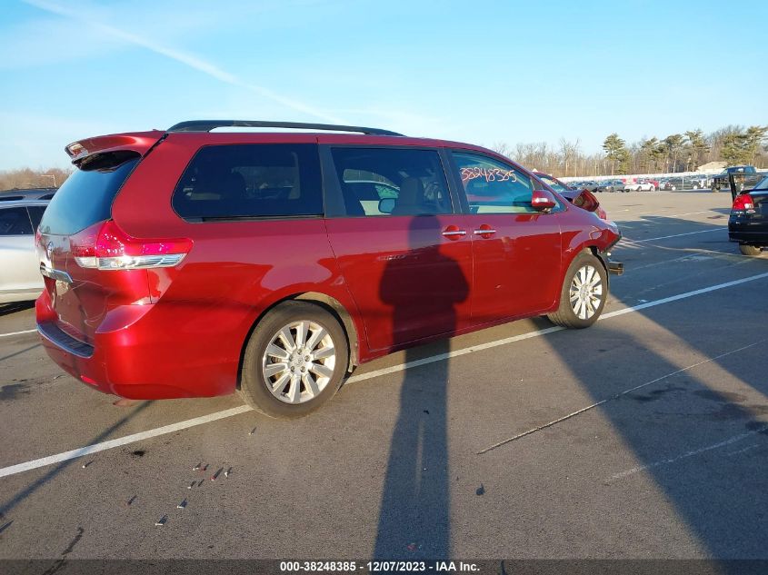 2013 TOYOTA SIENNA XLE/LIMITED - 5TDYK3DC1DS376969