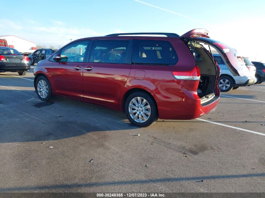 2013 TOYOTA SIENNA XLE/LIMITED - 5TDYK3DC1DS376969