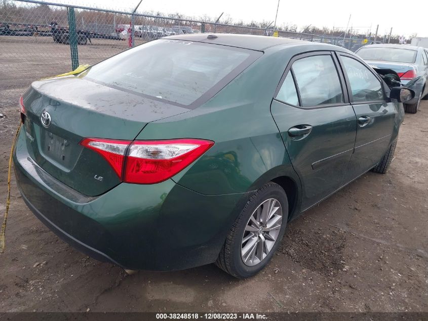 2014 TOYOTA COROLLA L/LE/LE PLS/PRM/S/S PLS - 2T1BURHE6EC215963