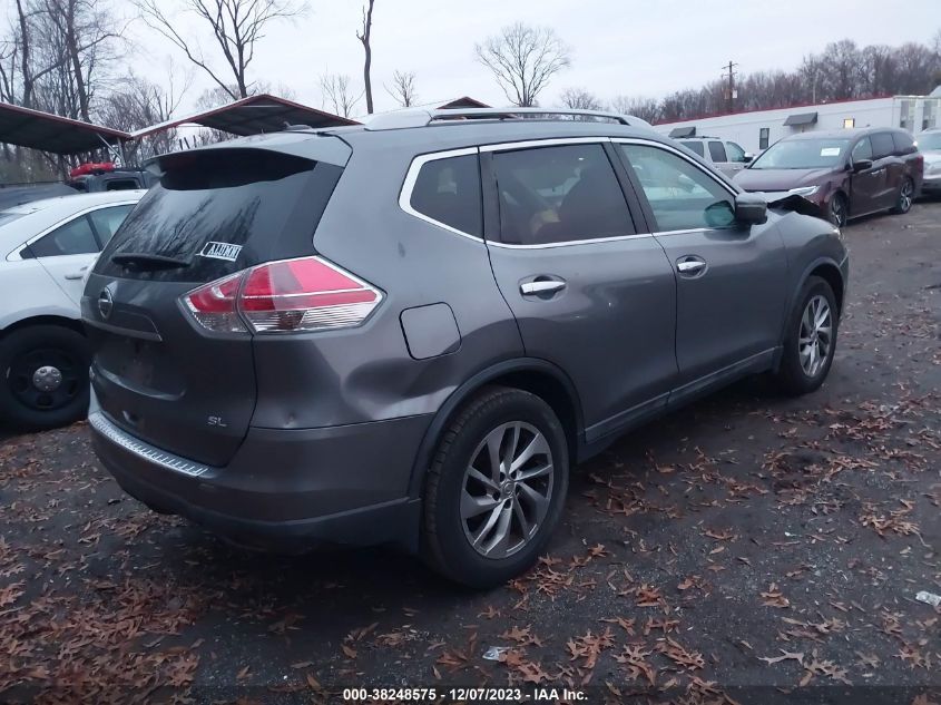 2016 NISSAN ROGUE S/SL/SV - KNMAT2MT0GP659385