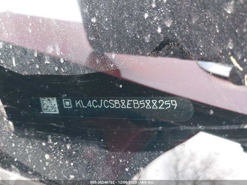 2014 BUICK ENCORE - KL4CJCSB8EB588259