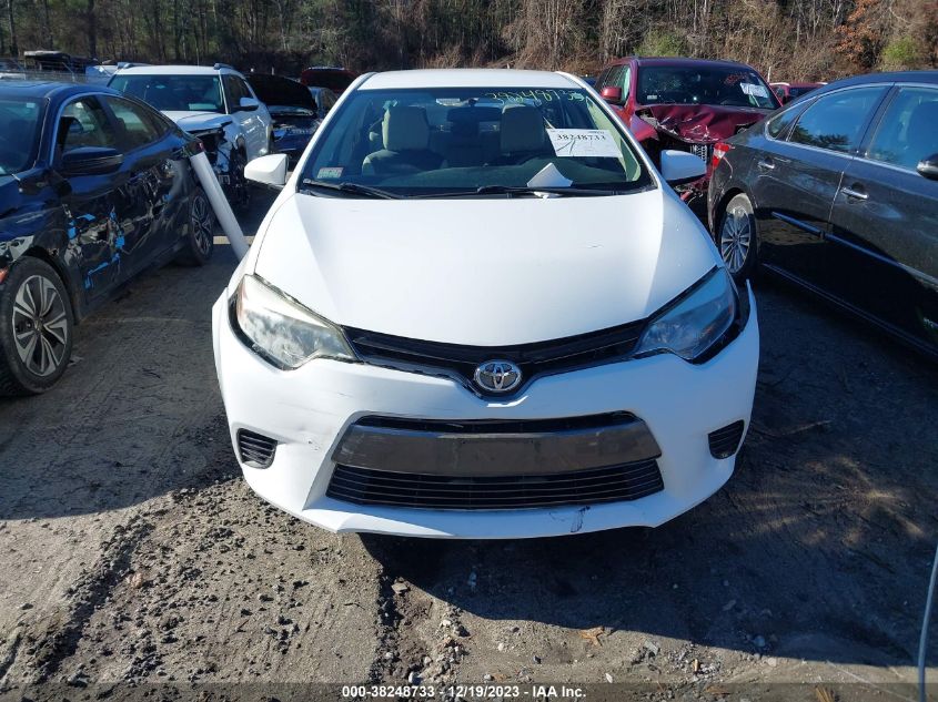 2015 TOYOTA COROLLA LE - 2T1BURHE8FC308582