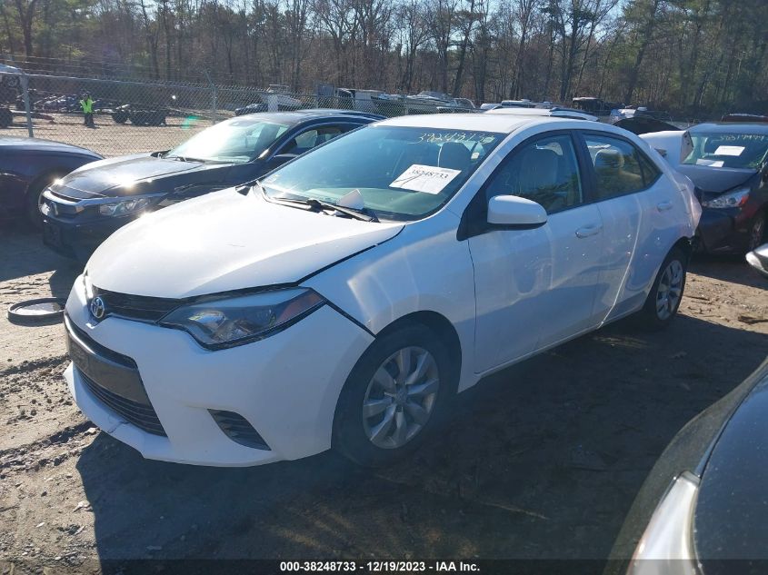 2015 TOYOTA COROLLA LE - 2T1BURHE8FC308582
