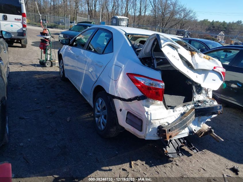 2015 TOYOTA COROLLA LE - 2T1BURHE8FC308582