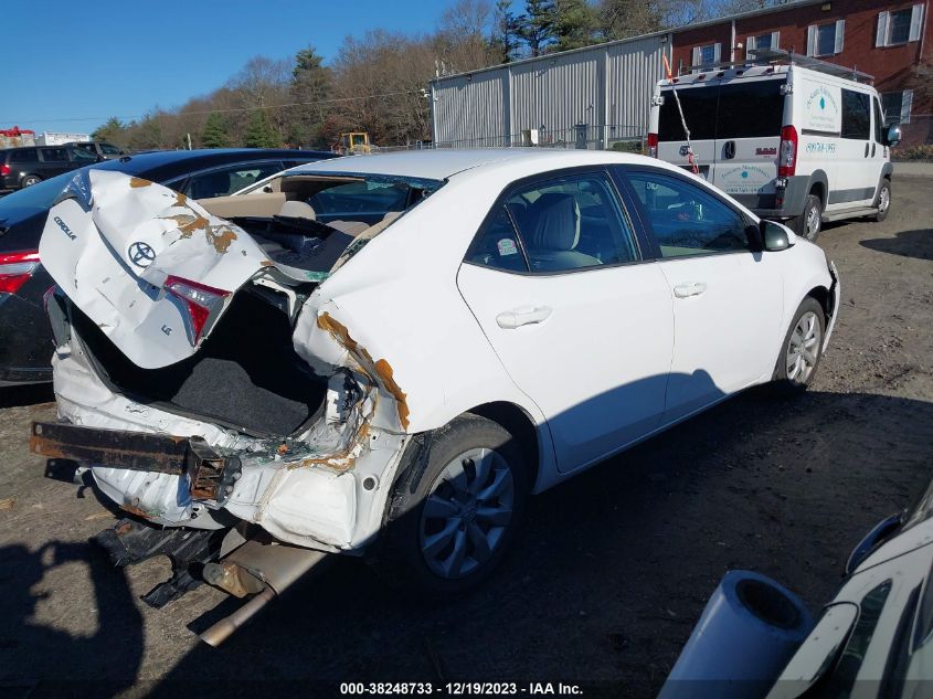 2015 TOYOTA COROLLA LE - 2T1BURHE8FC308582