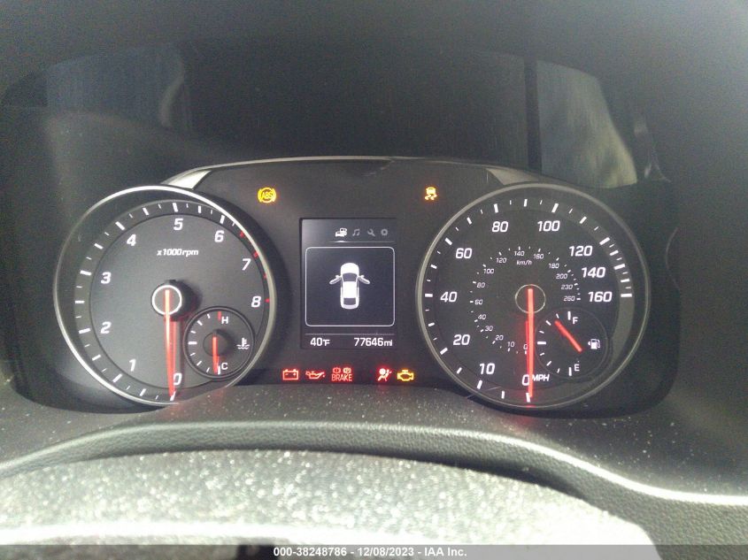 2018 HYUNDAI ELANTRA SPORT - KMHD04LB1JU554627