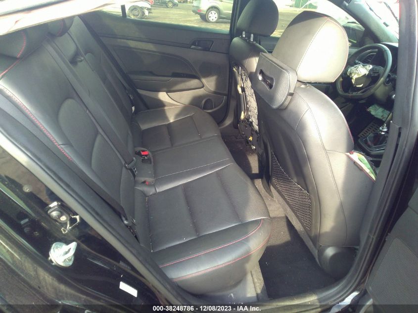 2018 HYUNDAI ELANTRA SPORT - KMHD04LB1JU554627