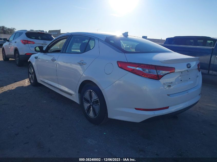 2013 KIA OPTIMA HYBRID LX - KNAGM4AD4D5044892