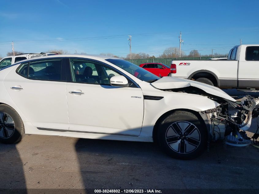 2013 KIA OPTIMA HYBRID LX - KNAGM4AD4D5044892