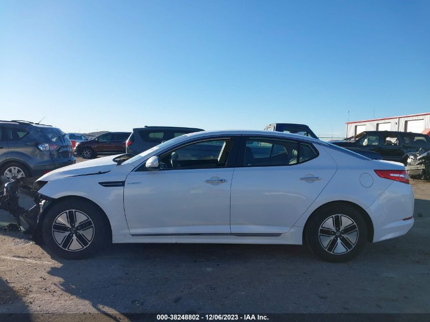 2013 KIA OPTIMA HYBRID LX - KNAGM4AD4D5044892