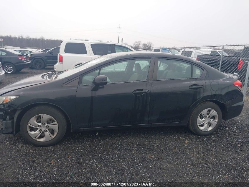 2013 HONDA CIVIC LX - 2HGFB2F55DH516019