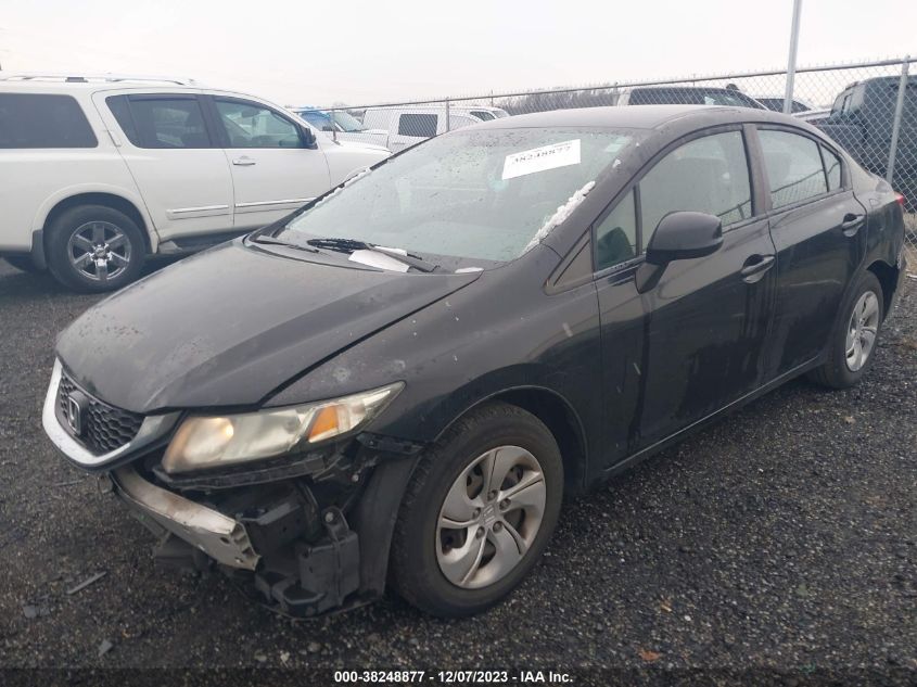 2013 HONDA CIVIC LX - 2HGFB2F55DH516019