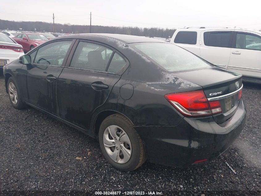 2013 HONDA CIVIC LX - 2HGFB2F55DH516019