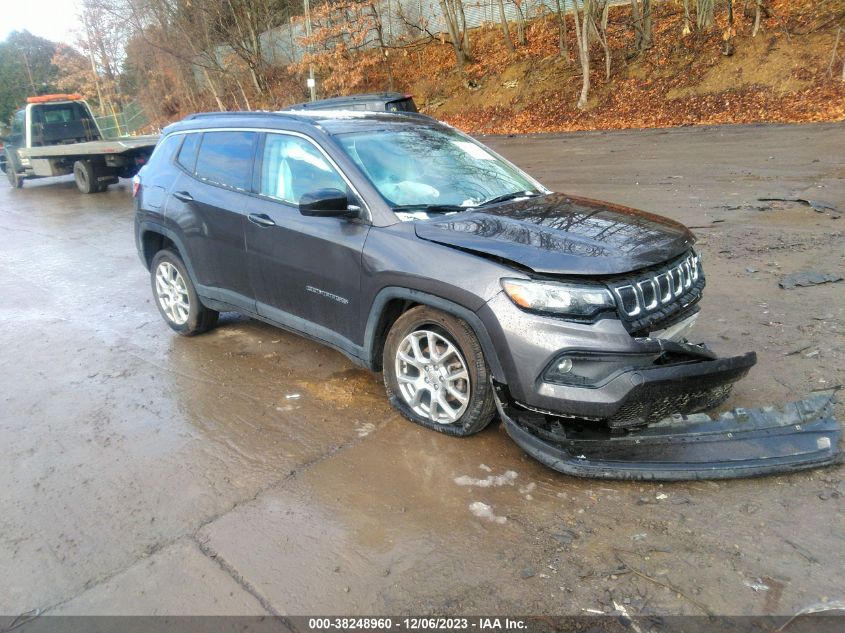 2022 JEEP COMPASS LATITUDE LUX - 3C4NJDFB2NT221614