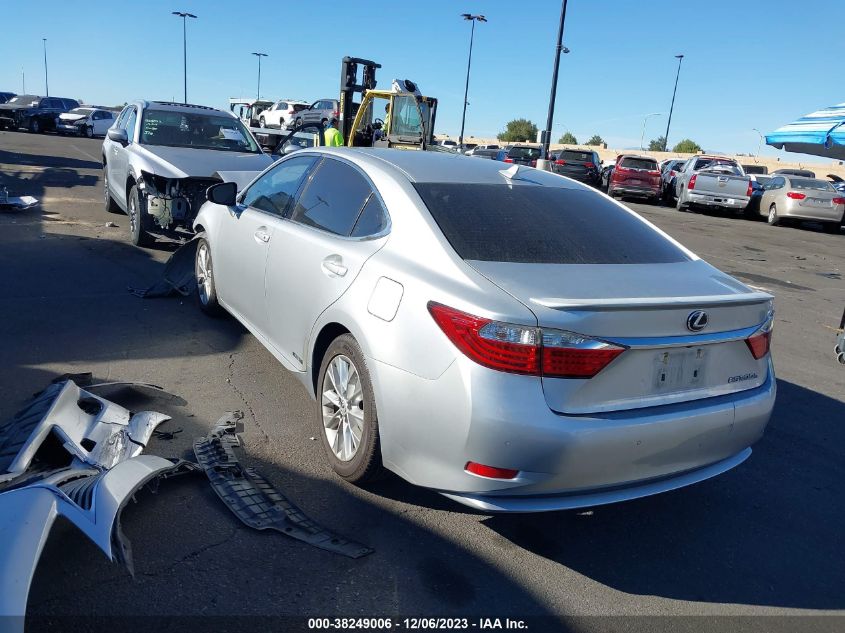 2013 LEXUS ES 300H HYBRID - JTHBW1GG7D2017936