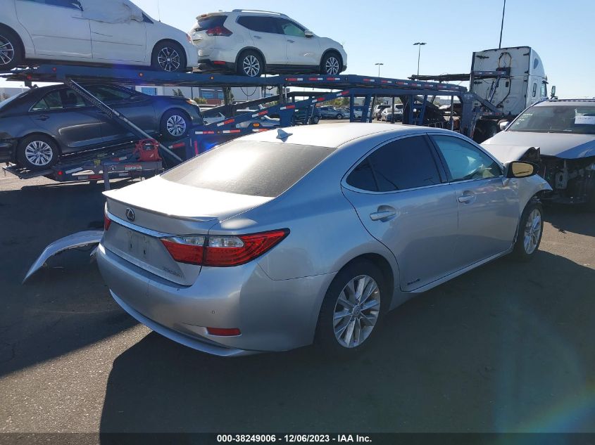 2013 LEXUS ES 300H HYBRID - JTHBW1GG7D2017936