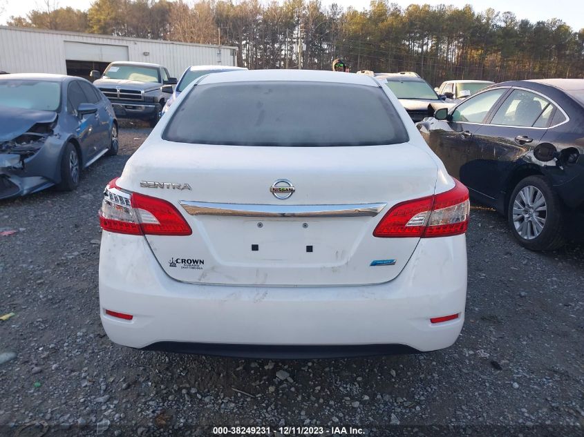 2014 NISSAN SENTRA S/SV/SR/SL - 3N1AB7AP2EY273525