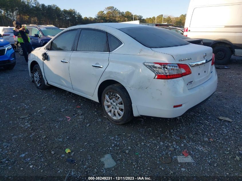 2014 NISSAN SENTRA S/SV/SR/SL - 3N1AB7AP2EY273525