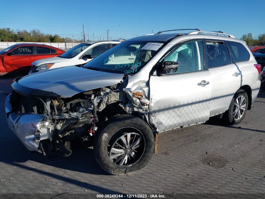 2017 NISSAN PATHFINDER SV - 5N1DR2MN3HC640265