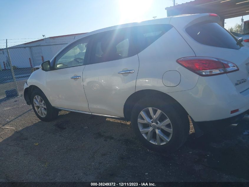 2014 NISSAN MURANO S/SL/SV/LE - JN8AZ1MU4EW404084