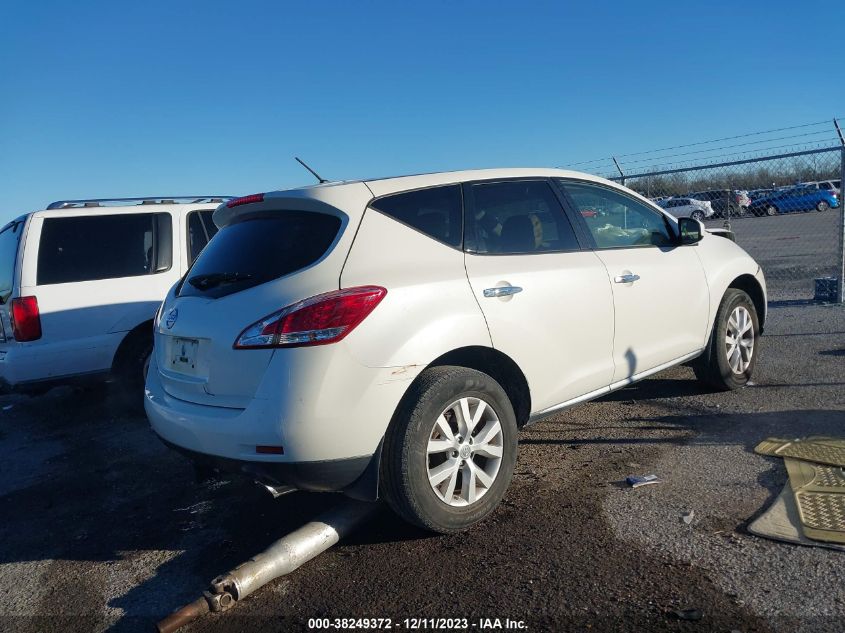 2014 NISSAN MURANO S/SL/SV/LE - JN8AZ1MU4EW404084