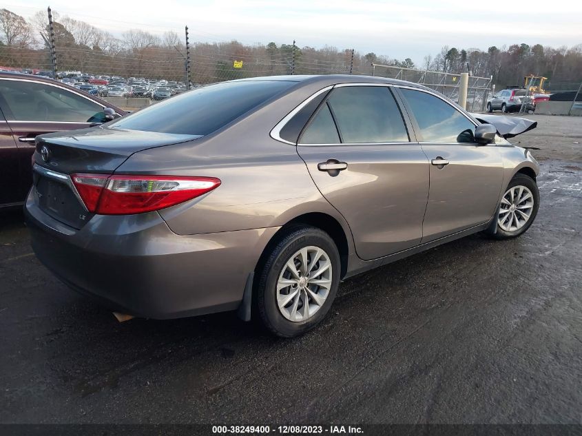 2016 TOYOTA CAMRY LE/XLE/SE/XSE - 4T1BF1FK4GU263855