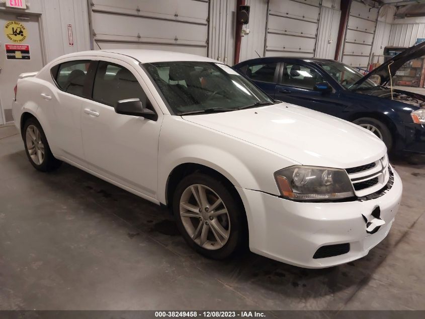 2014 DODGE AVENGER SE - 1C3CDZAG8EN166881